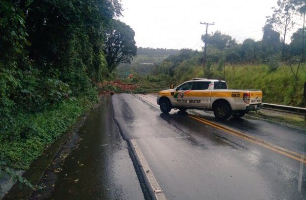 Rodovias estaduais ainda apresentam interdição parcial ou total de pistas em decorrência das chuvas