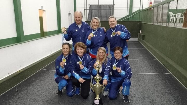 Timbó é campeã da Taça Santa Catarina de Bocha Rafa Vollo Feminina