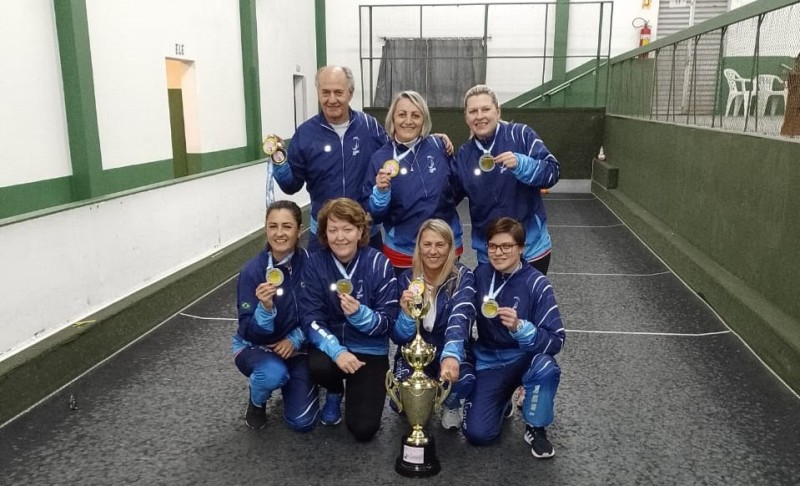 Timbó é campeã da Taça Santa Catarina de Bocha Rafa Vollo Feminina