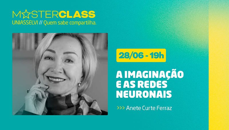 MasterClass UNIASSELVI será realizada dentro da 1ª Feira do Livro em Rio do Cedros