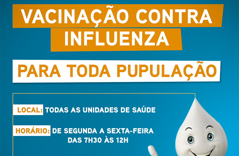 Vacina contra Influenza é liberada para toda a população em Timbó