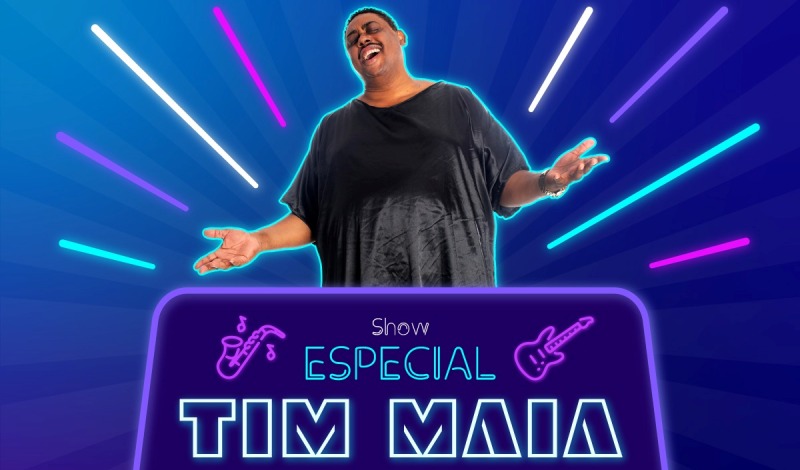 Especial Tim Maia ocorre neste sábado, 16 de julho, no Teatro Carlos Gomes, em Blumenau