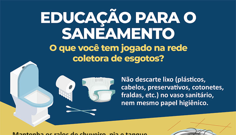 Indaial: Projeto Socioambiental reforça orientações sobre uso adequado do sistema de esgoto