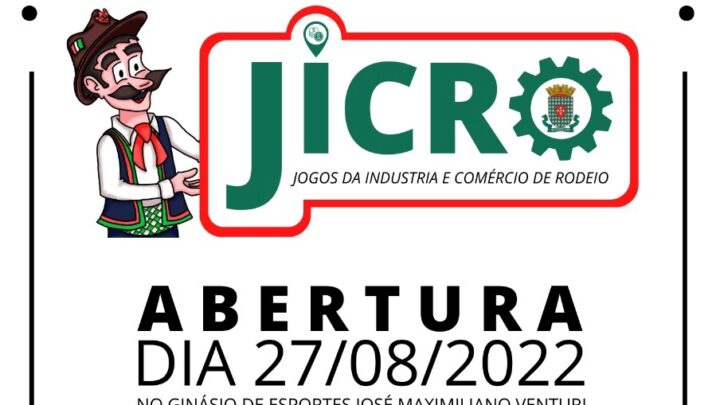 Neste sábado (27/08) tem a abertura do JICRO – Jogos da Indústria e Comércio de Rodeio