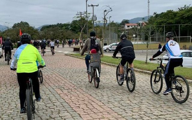 Timbó – Benção do Ciclista reúne cerca de 80 participantes