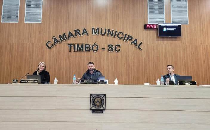 Câmara de Timbó elege Vice-Presidente para Mesa Diretora