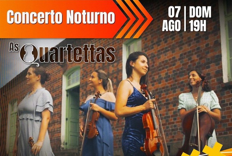 Museu da Música – Concerto Noturno recebe As Quartettas no dia 07 de agosto