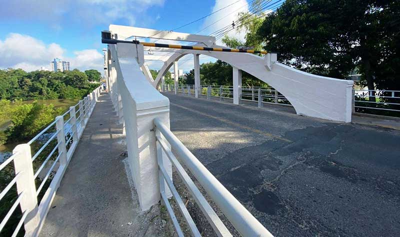 Indaial – Ponte dos Arcos fechada no fim de semana para continuidade dos serviços de revitalização