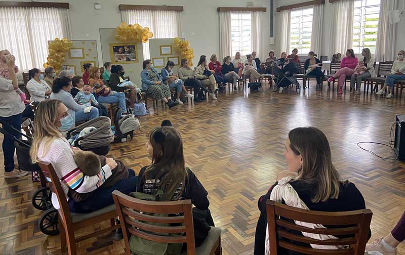 Roda de Amamentação abre Agosto Dourado em Timbó