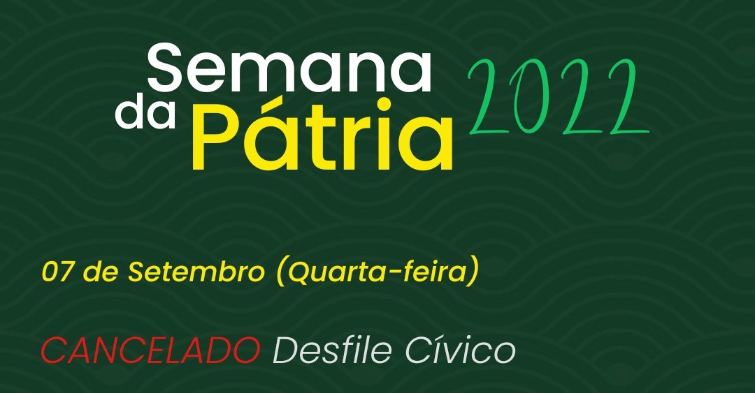 DESFILE CÍVICO DE INDAIAL DESTA QUARTA (7) É CANCELADO DEVIDO ÀS CHUVAS