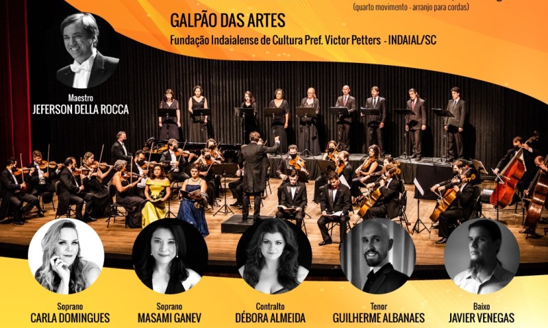 Camerata Florianópolis apresenta Concerto Lírico na próxima sexta-feira, em Indaial