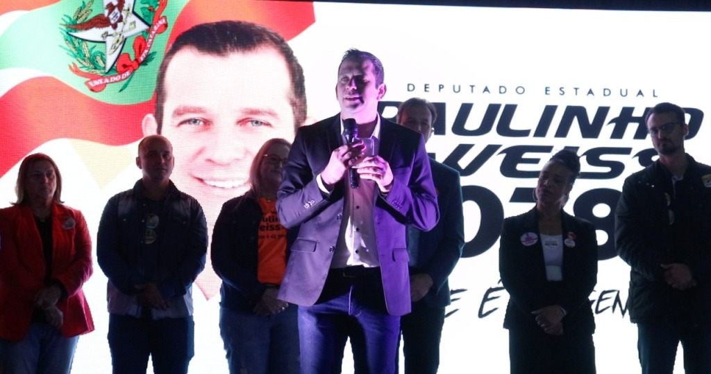 Eleições 2022: Lançamento Oficial da Campanha do Candidato a Deputado Estadual Paulinho Weiss recebe centenas de pessoas em Rodeio neste sábado