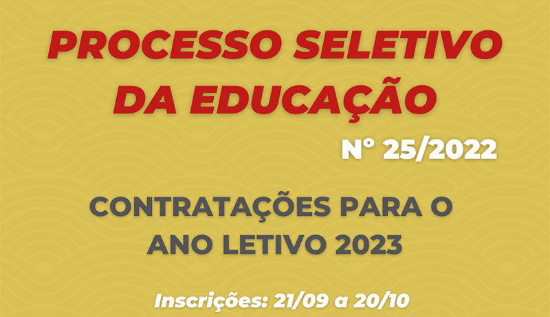 Prefeitura de Indaial lança Processo Seletivo Simplificado para vagas na Educação