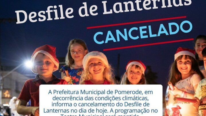 COMUNICADO – Weihnachtsfest (Festa de Natal de Pomerode)