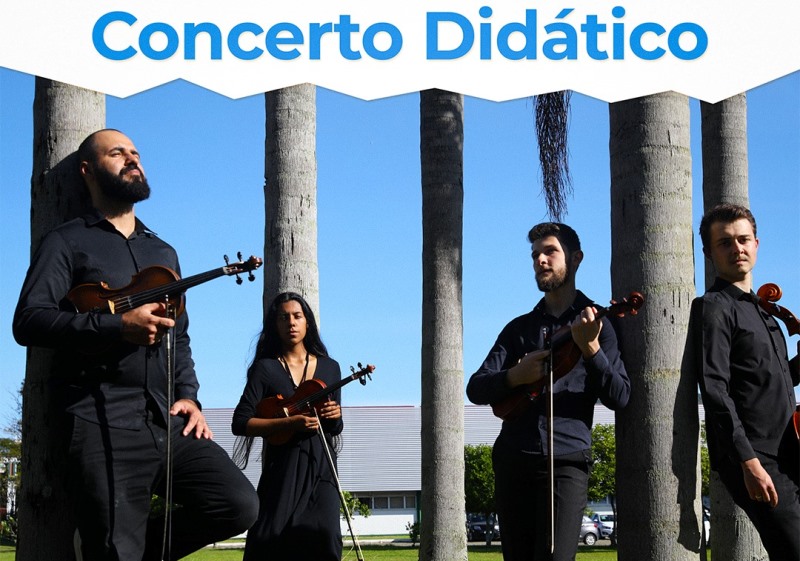 Museu da Música recebe Concerto Didático com Quarteto da UDESC