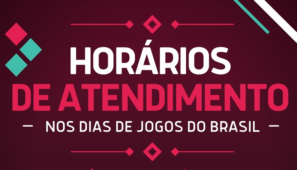 Prefeitura terá expediente diferenciado nos dias de jogos do Brasil na Copa  do Mundo 2022
