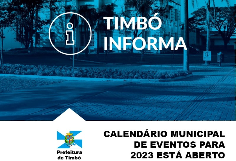 Calendário Municipal de Eventos para 2023 está aberto