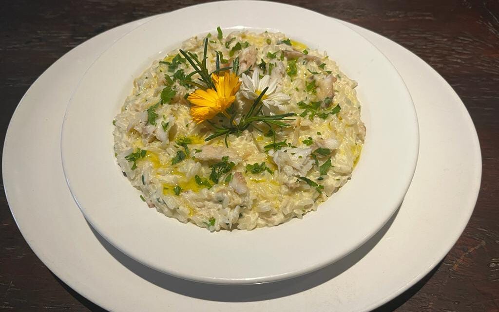 Arroz Cremoso de Bacalhau para ceia de final de ano