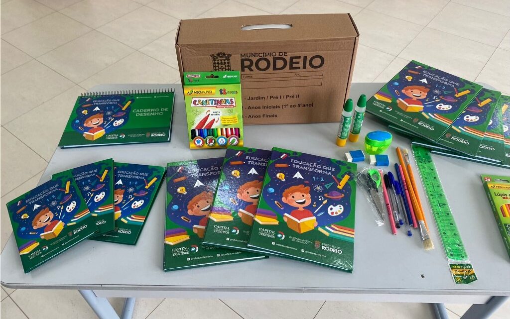 Prefeitura de Rodeio divulga o Kit Escolar 2023