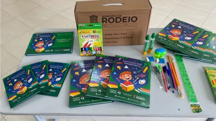 Prefeitura de Rodeio divulga o Kit Escolar 2023