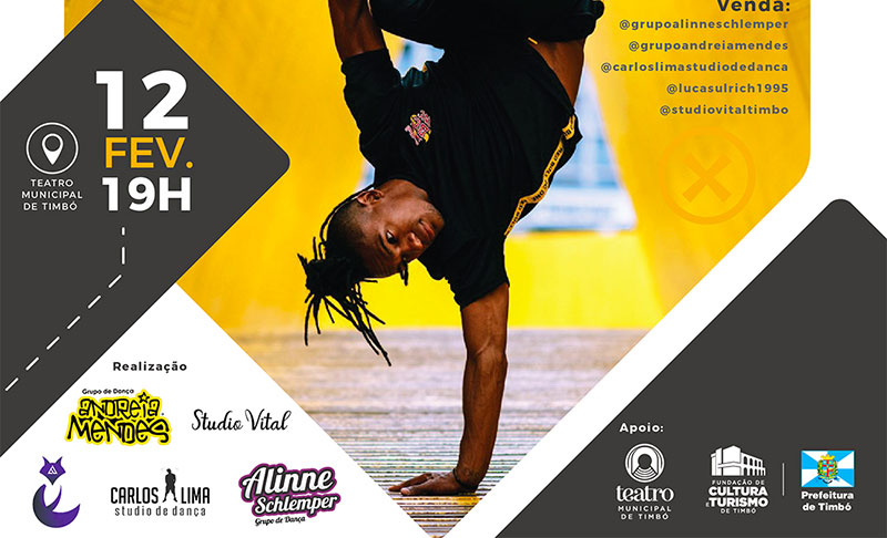 Timbó promove evento “Unidos na Dança” com o famoso B-Boy Neguin