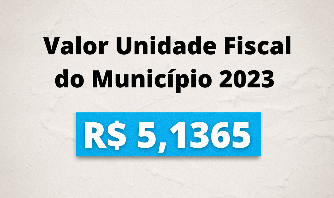 Prefeitura de Timbó apresenta valor da UFM para 2023