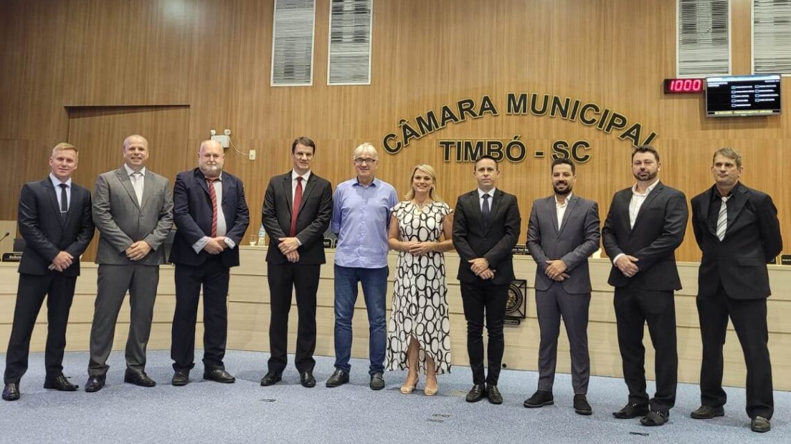 Câmara de Timbó – Vereadores realizam Sessão Solene neste dia 1º de fevereiro