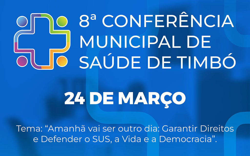 Secretaria de Saúde de Timbó recebe propostas para Conferência Municipal até esta sexta-feira