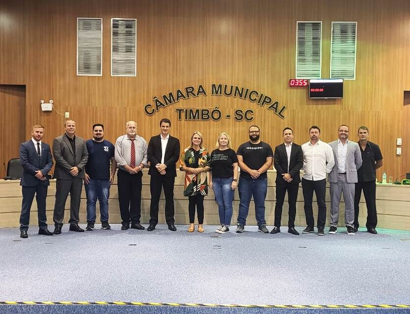 Câmara de Timbó – Sessão Ordinária ocorre com votação e aprovação de Projetos de Lei, Emendas e Mensagem Retificativa