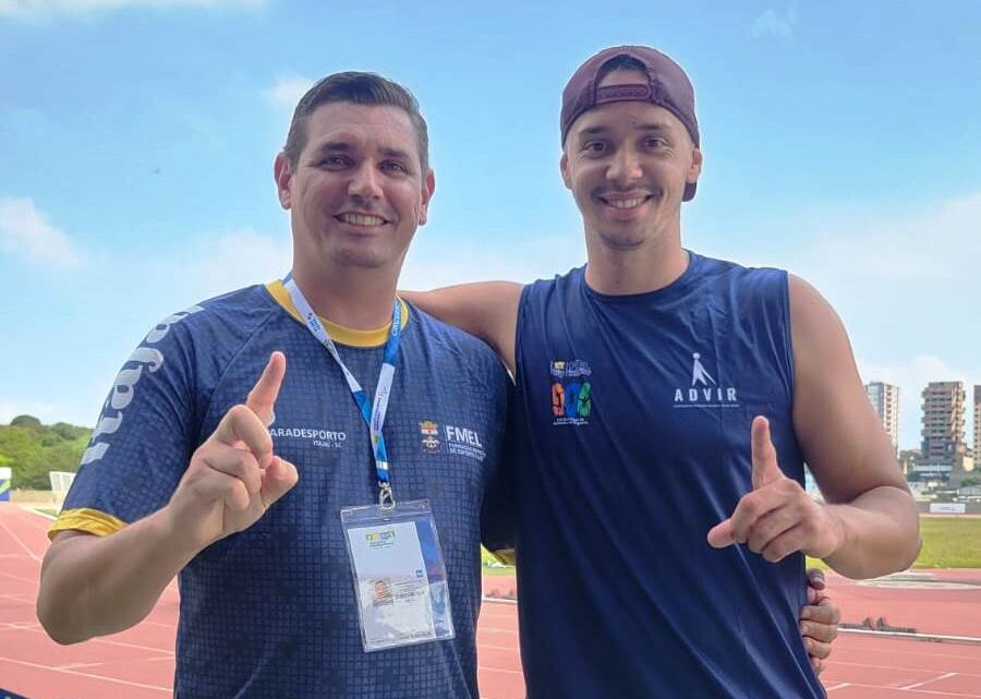 Atleta de Itajai e ouro no Open Internacional de Atletismo Paralimpico