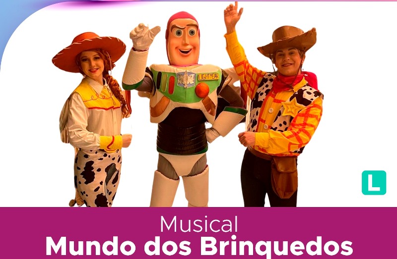 Neumarkt apresenta musical “Mundo dos brinquedos” neste domingo