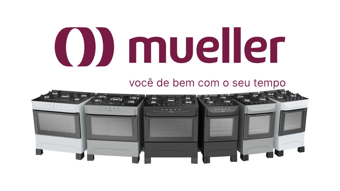 Mueller apresenta novos modelos de fogão mesa de vidro