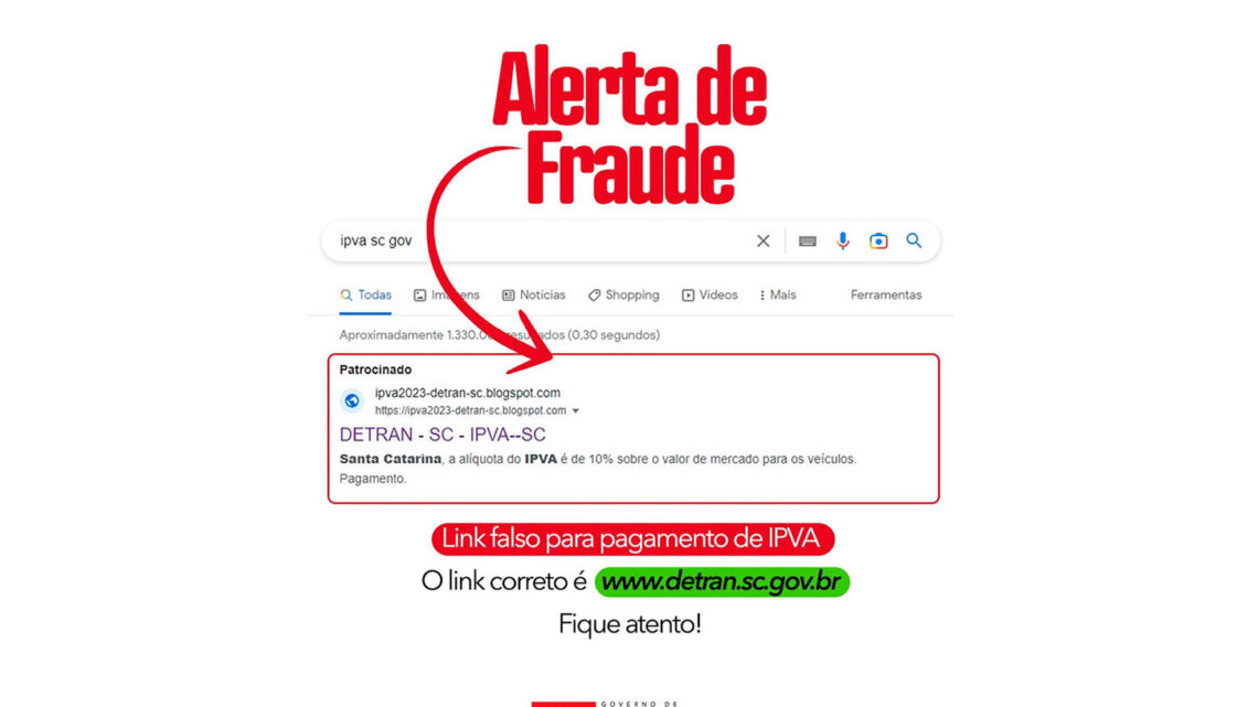 CyberGAECO intervém para derrubar acesso ao falso site para prática criminosa