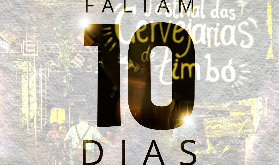 Faltam 10 dias para o Festival das Cervejarias de Timbó