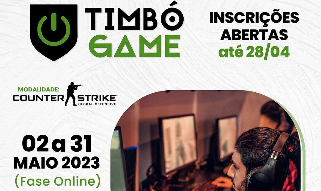 Inscrições abertas para 3º Timbó Game de CS:GO