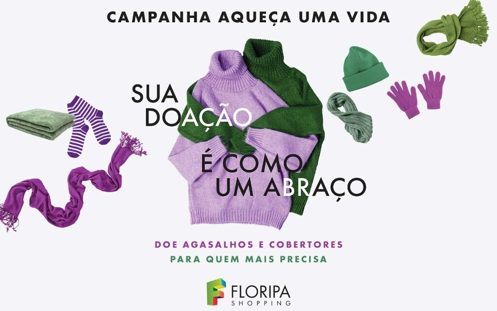 Campanha do Agasalho “Aqueça uma Vida – Sua Doação é um Abraço” destaca a importância da solidariedade