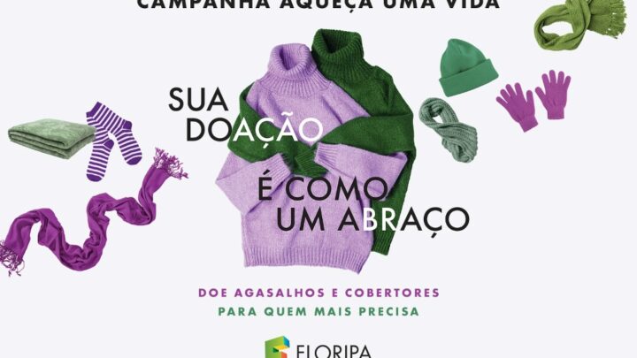 Campanha do Agasalho “Aqueça uma Vida – Sua Doação é um Abraço” destaca a importância da solidariedade