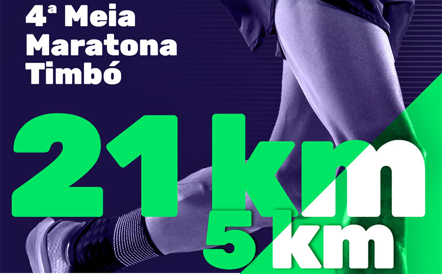 Inscrições abertas para a 4ª Meia Maratona de Timbó