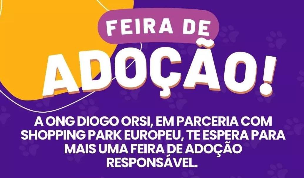 ONG promove feira de adoção de filhotes abandonados