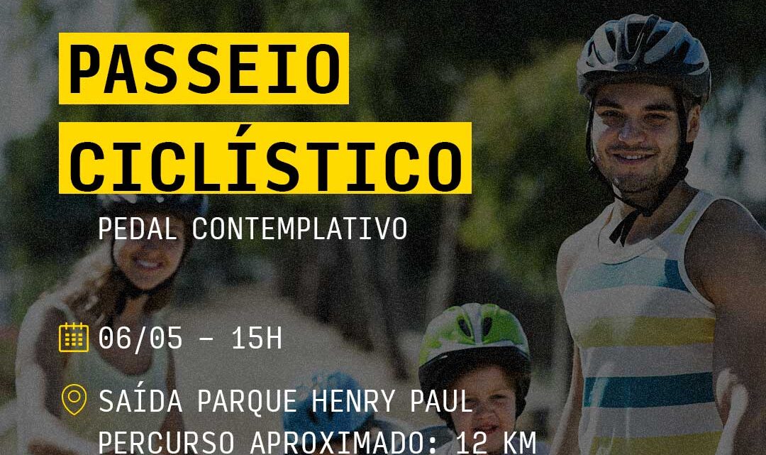 Timbó abre Campanha do Maio Amarelo com passeio ciclístico neste sábado