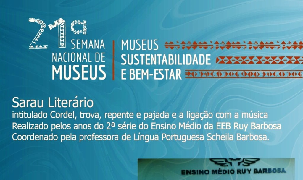 Museu da Música recebe Sarau Literário nesta quarta-feira