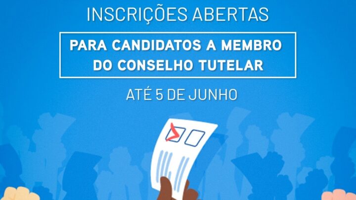 Últimos dias de inscrições para candidatos a membro do Conselho Tutelar de Timbó