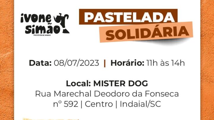 Protetora de animais Ivone Simão convida a comunidade para a 1ª Pastelada Solidária no dia 8 de julho