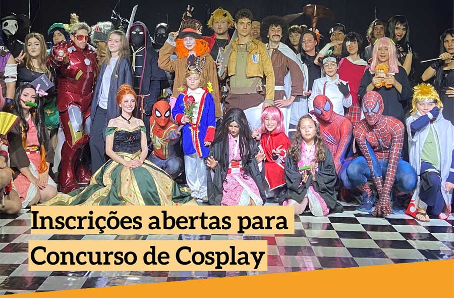 Inscrições abertas para Concurso de Cosplay na Feira do Livro de Timbó