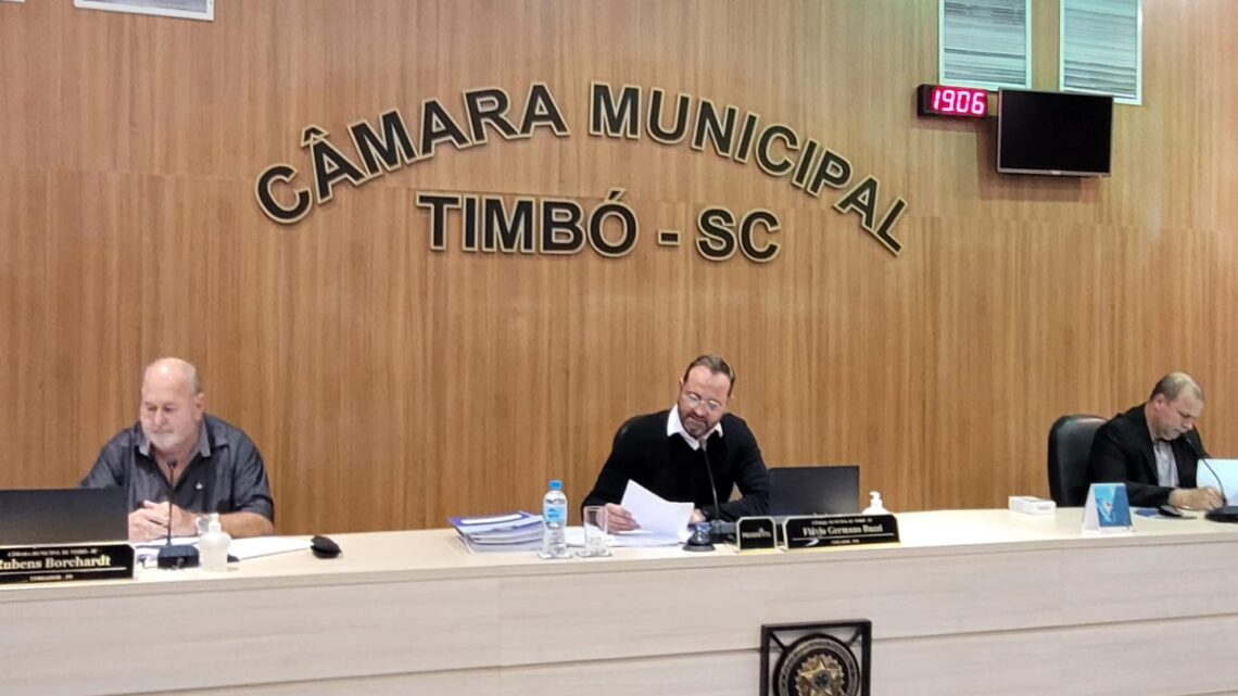 Câmara de Timbó realiza Audiência Pública sobre Plano Diretor do Município