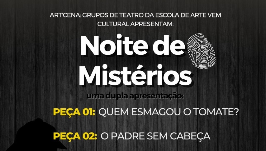 Escola de Arte VEM Cultural apresenta “Noite de Mistérios” no Teatro Municipal de Timbó