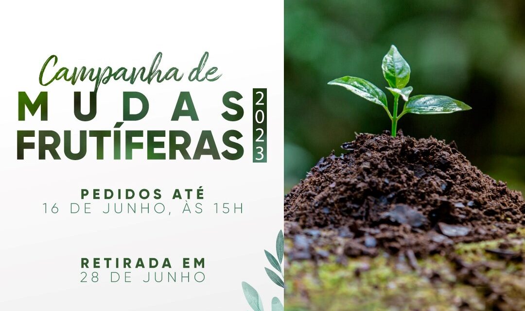 Pedido de mudas frutíferas segue até 16 de junho em Timbó