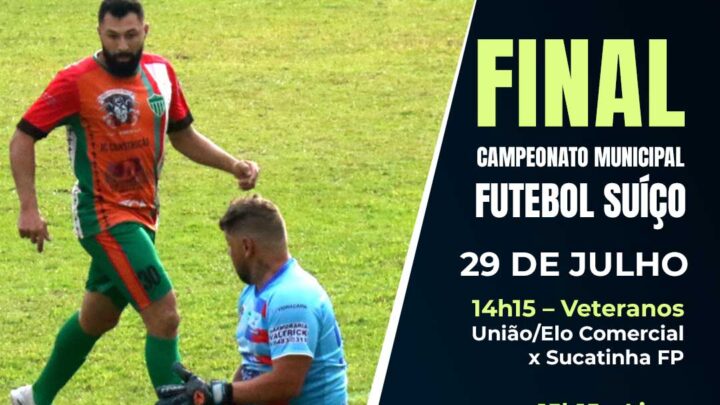 Finais do 21° Campeonato Municipal Futebol Suíço de Timbó serão neste sábado