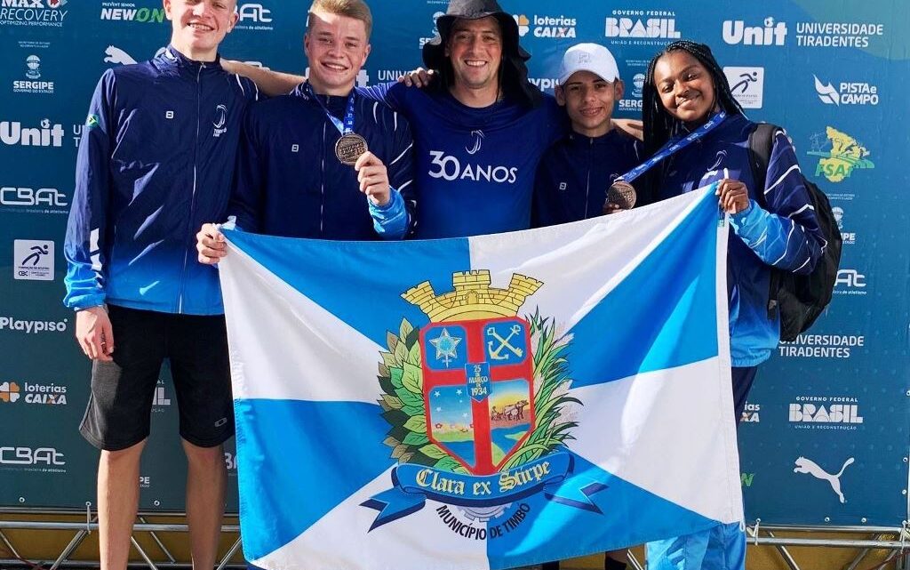 Atletismo timboense conquista duas medalhas no Campeonato Brasileiro Sub-18