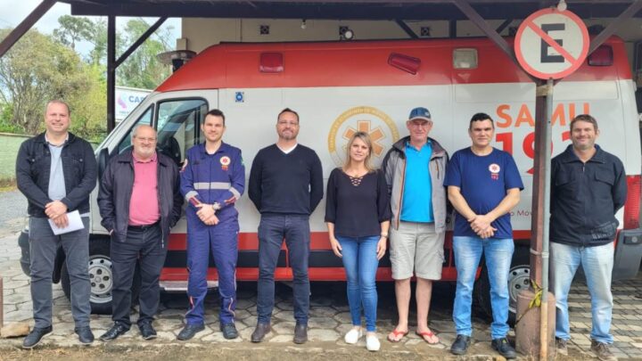 Câmara de Timbó – Comissão de Infraestrutura realiza visita a estrutura do SAMU